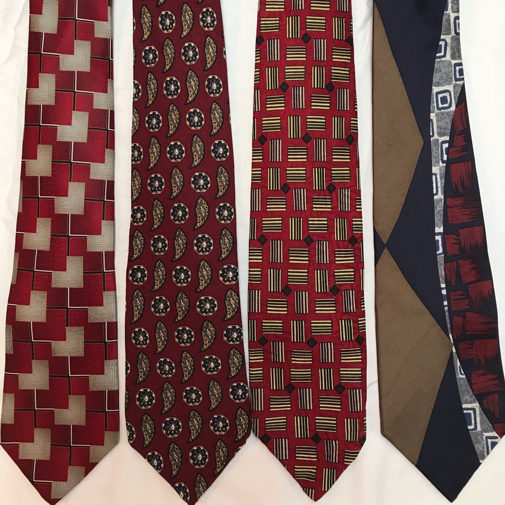 Silk Neck Ties (lot of 4)